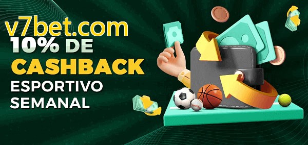 10% de bônus de cashback na v7bet.com